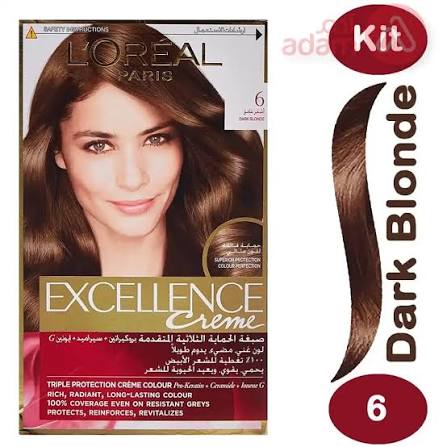L'Oréal Paris Excellence Creme 6 Dark Blonde 72ml